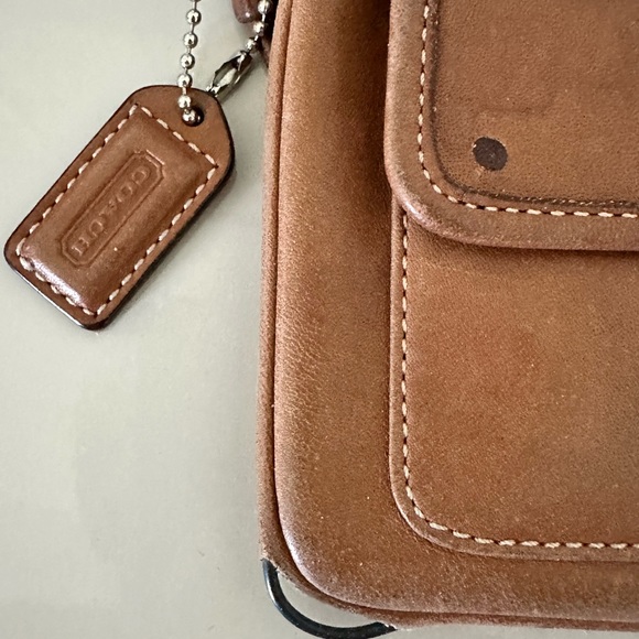 Vintage Coach wristlet leather tan wallet - Picture 8 of 10